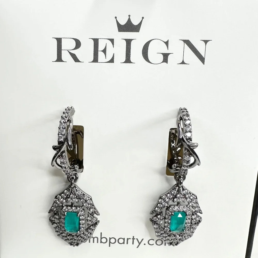 Bomb Party Reign Villain Collection Mist of Enchantment Earrings NWT